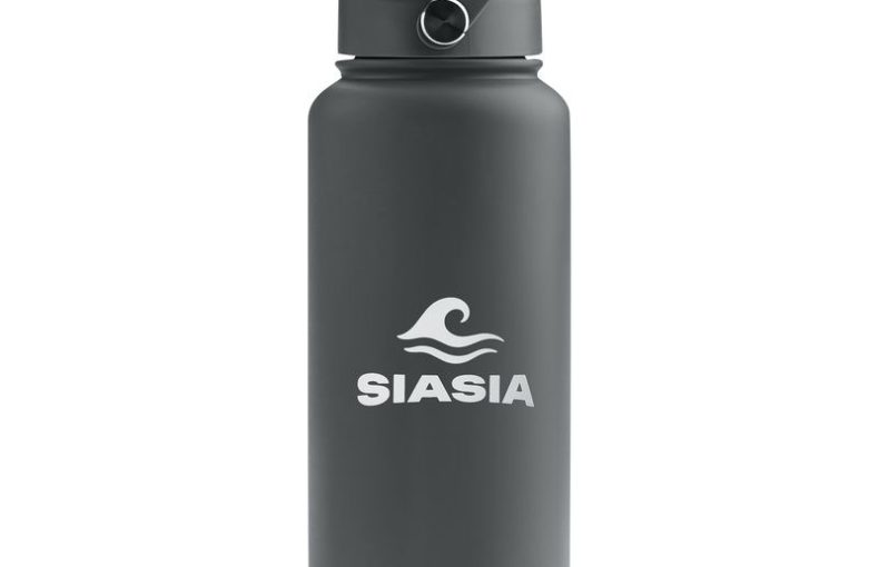 Gourde Isotherme SIASIA 1L — Gris Ardoise